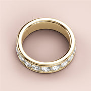 2.00 TCW Round Cut Lab Grown Diamond Band Gift For Her Mapple Gems